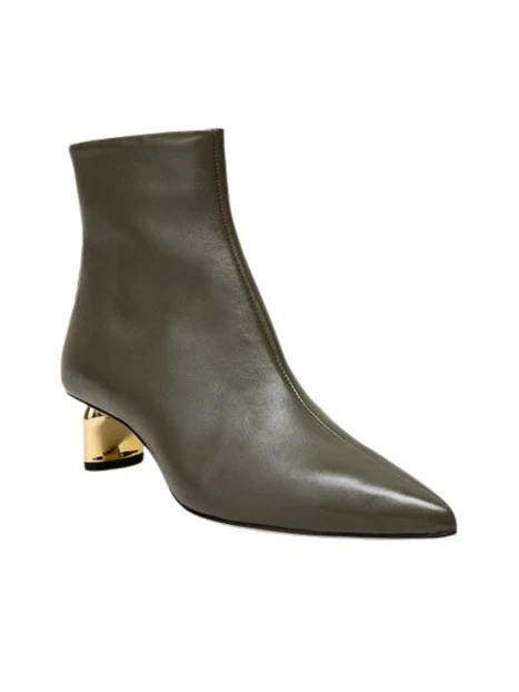 STIVALETTI TACCO ALTO 40749 DONNA VERDE