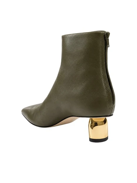 STIVALETTI TACCO ALTO 40749 DONNA VERDE