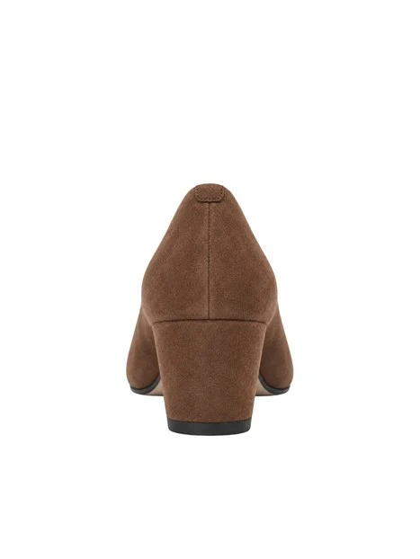 DÉCOLLETÉ 40756 IN PELLE DONNA MARRONE
