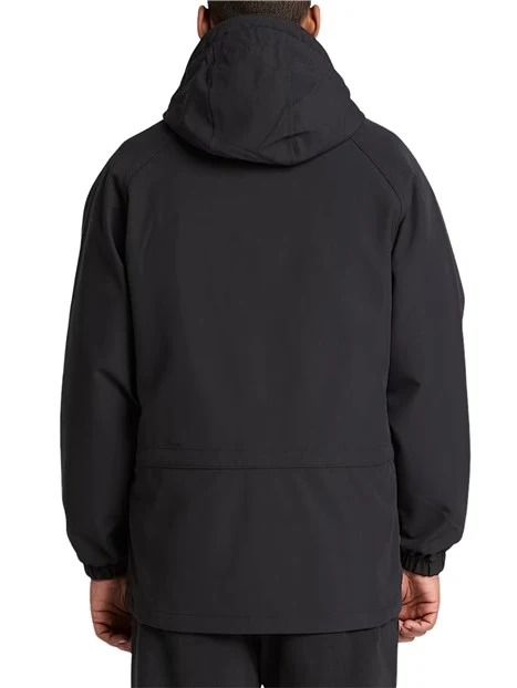 GIACCA IMPERMEABILE CON CAPPUCCIO E MANICHE RAGLAN UOMO NERO