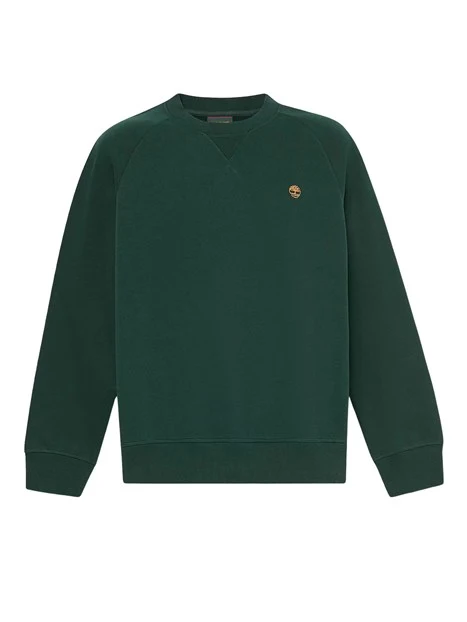 FELPA GIROCOLLO CON MANICHE RAGLAN UOMO VERDE