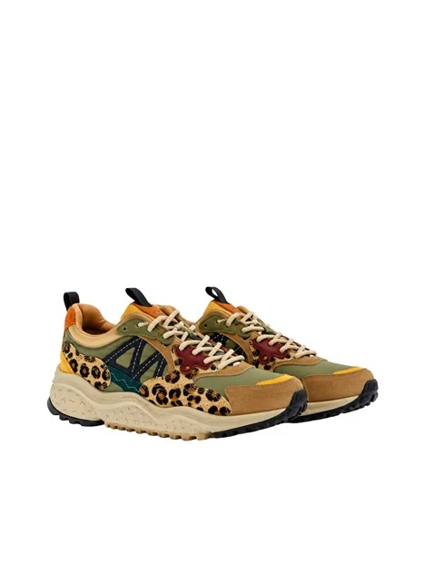 SNEAKERS PLATFORM LEOPARDATO DONNA MARRONE