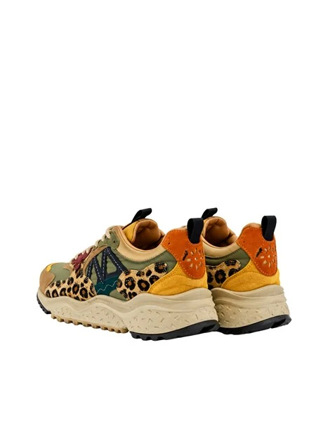SNEAKERS PLATFORM LEOPARDATO DONNA MARRONE