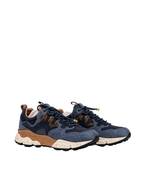SNEAKERS PLATFORM SUOLA TRAIL UOMO BLU NAVY