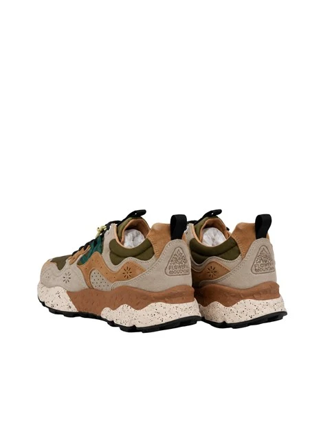 SNEAKERS PLATFORM SUOLA TRAIL UOMO BEIGE
