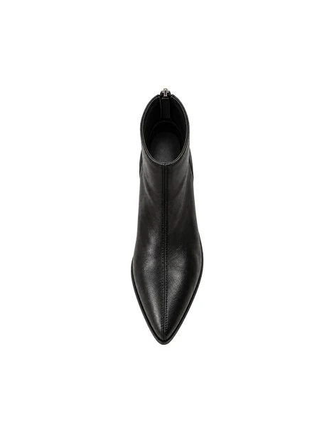 STIVALETTI TACCO BASSO A1221 DONNA NERO