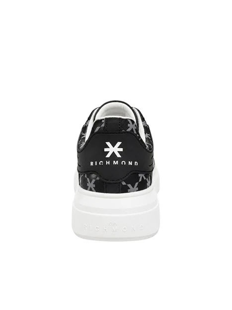 SNEAKERS PLATFORM MONOGRAM LOGO UOMO NERO