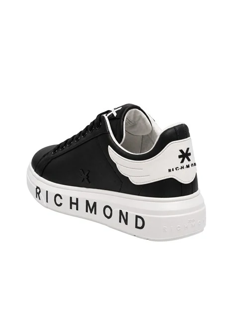 SNEAKERS PLATFORM LOGO A CONTRASTO UOMO NERO