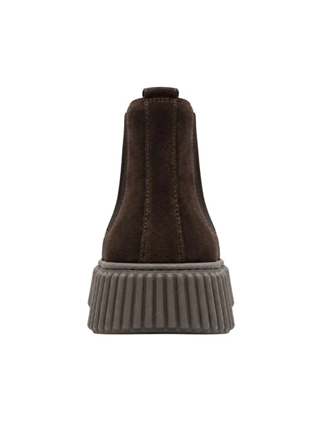 STIVALETTI TACCO BASSO CHELSEA 999-RA DONNA MARRONE