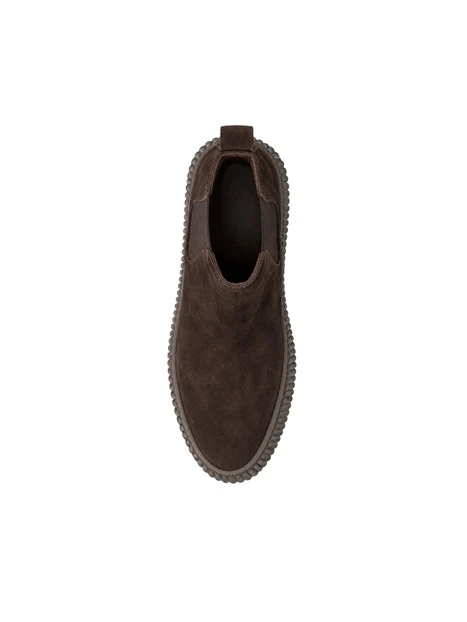 STIVALETTI TACCO BASSO CHELSEA 999-RA DONNA MARRONE