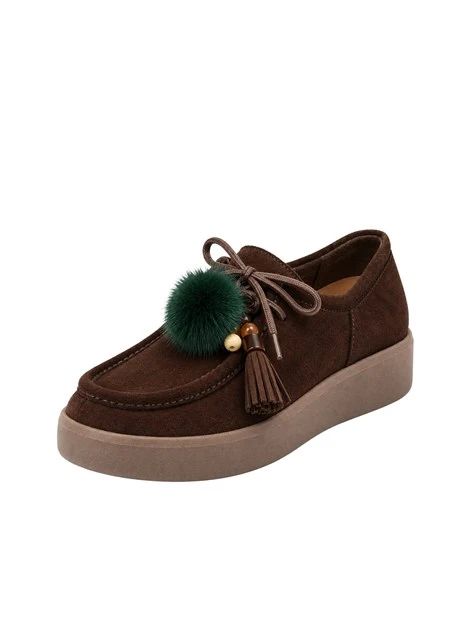 STRINGATE COMFORT 50-ST CON PERLINE DONNA MARRONE