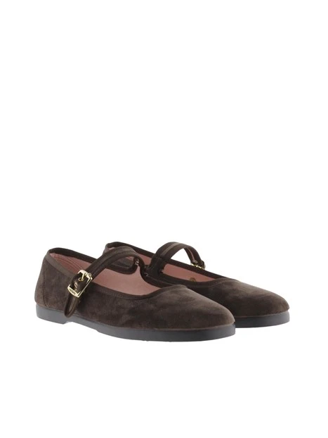 BALLERINE 1080111 DONNA MARRONE