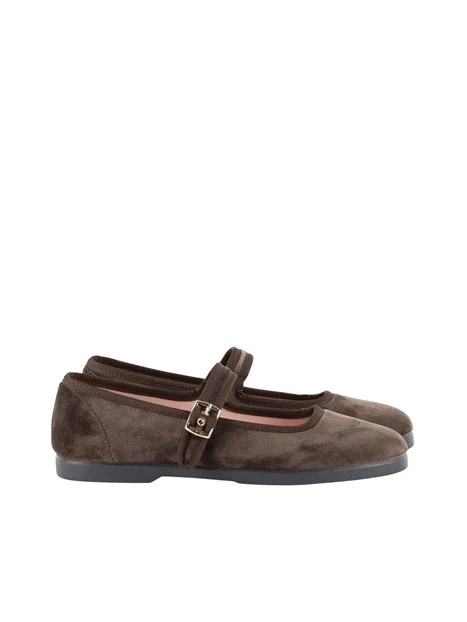 BALLERINE 1080111 DONNA MARRONE