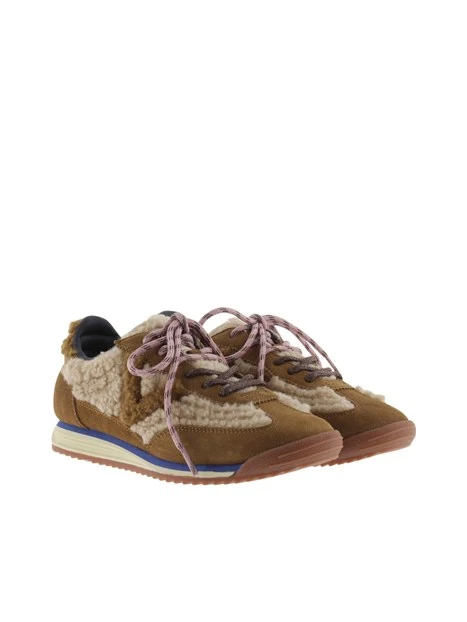SNEAKERS BASSE 1158120 DONNA MARRONE BEIGE