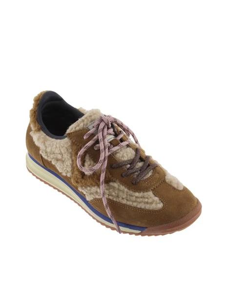 SNEAKERS BASSE 1158120 DONNA MARRONE BEIGE