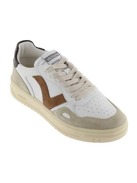SNEAKERS BASSE 1257101 BICOLORE UOMO BIANCO