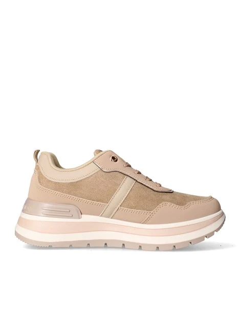 SNEAKERS PLATFORM 9833 DONNA BEIGE