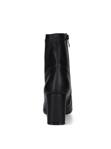 STIVALETTI TACCO ALTO CON SILHOUETTE AFFUSOLATA DONNA NERO