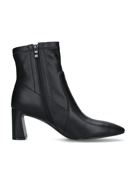 STIVALETTI TACCO ALTO CON SILHOUETTE AFFUSOLATA DONNA NERO