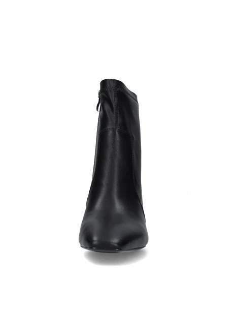 STIVALETTI TACCO ALTO CON SILHOUETTE AFFUSOLATA DONNA NERO
