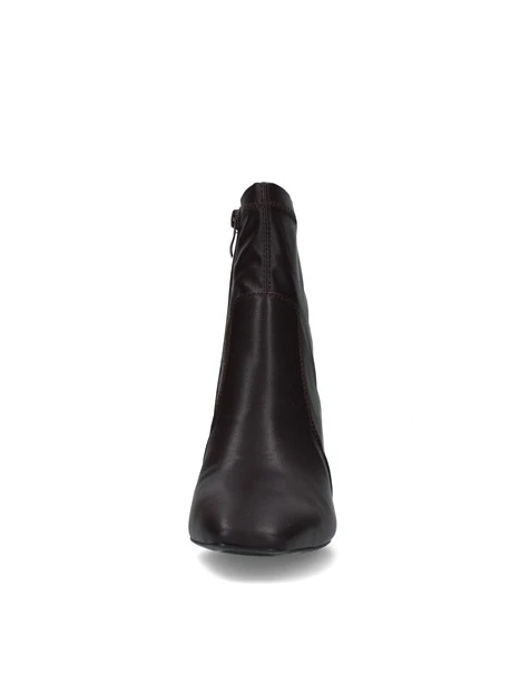 STIVALETTI TACCO ALTO CON SILHOUETTE AFFUSOLATA DONNA MARRONE