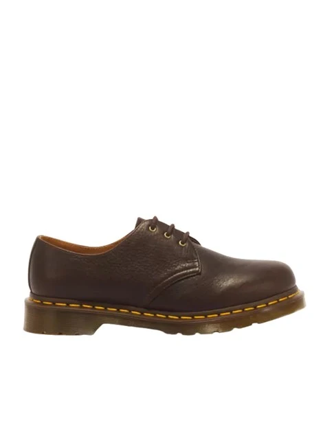 STRINGATE DERBY IN PELLE AMBASSADOR A 3 OCCHIELLI UOMO MARRONE