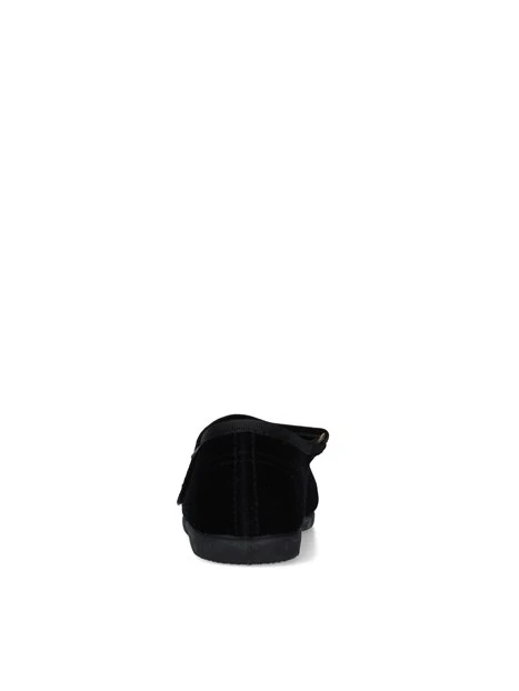 BALLERINE CON CINTURINO A STRAP BAMBINA NERO