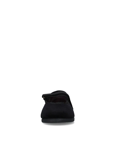 BALLERINE CON CINTURINO A STRAP BAMBINA NERO