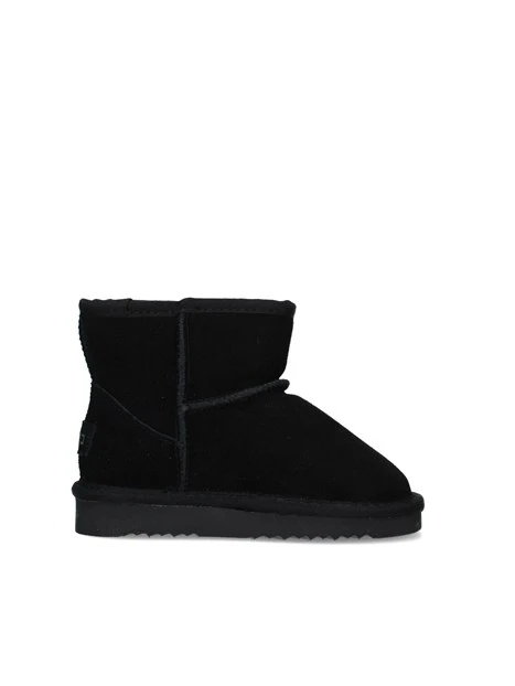 STIVALETTI IN CAMOSCIO BAMBINO NERO