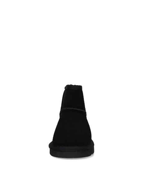 STIVALETTI IN CAMOSCIO BAMBINO NERO