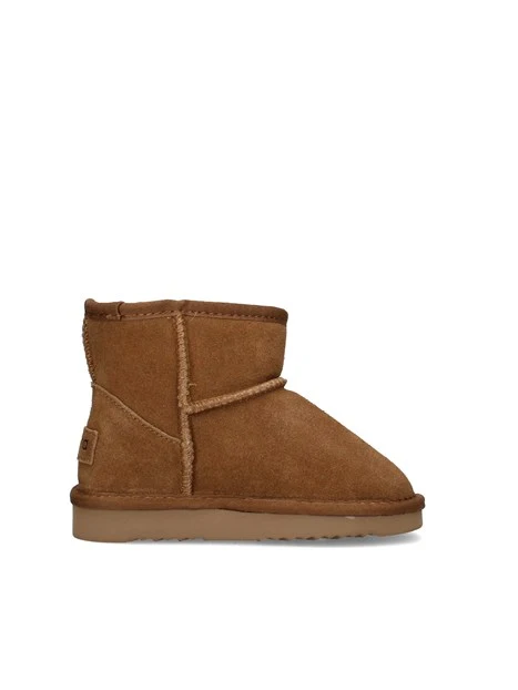 STIVALETTI IN CAMOSCIO BAMBINO BEIGE