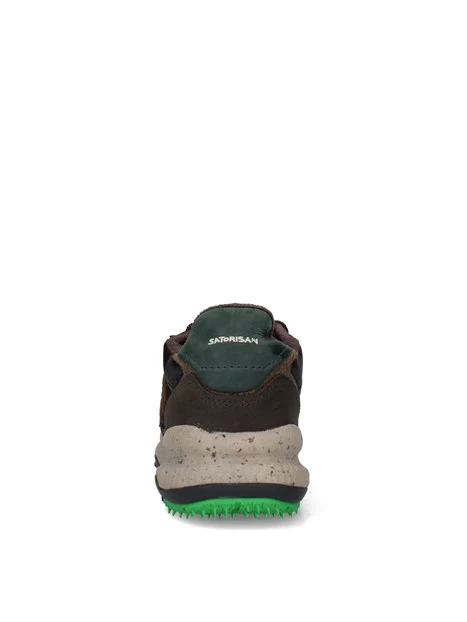 SNEAKERS BASSE CON PATCH LATERALE UOMO MARRONE