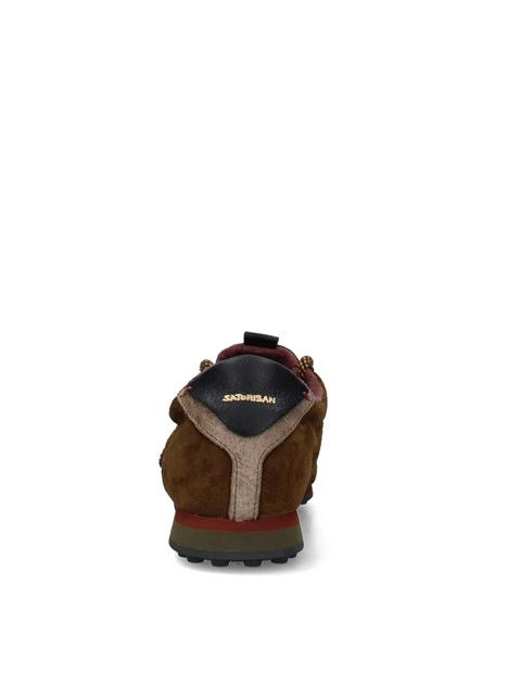 SNEAKERS BASSE CON LACCI TREKKING UOMO MARRONE