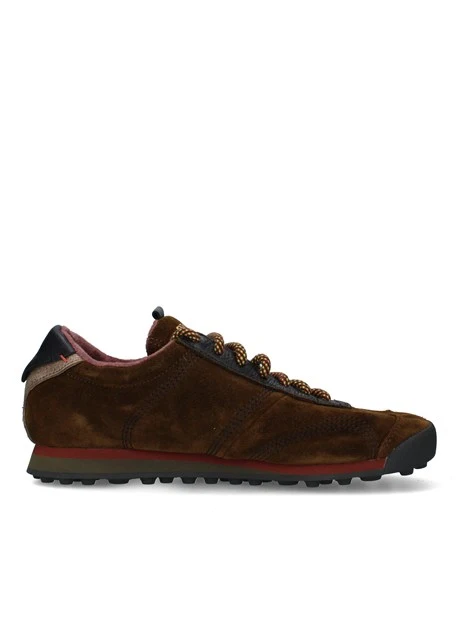 SNEAKERS BASSE CON LACCI TREKKING UOMO MARRONE