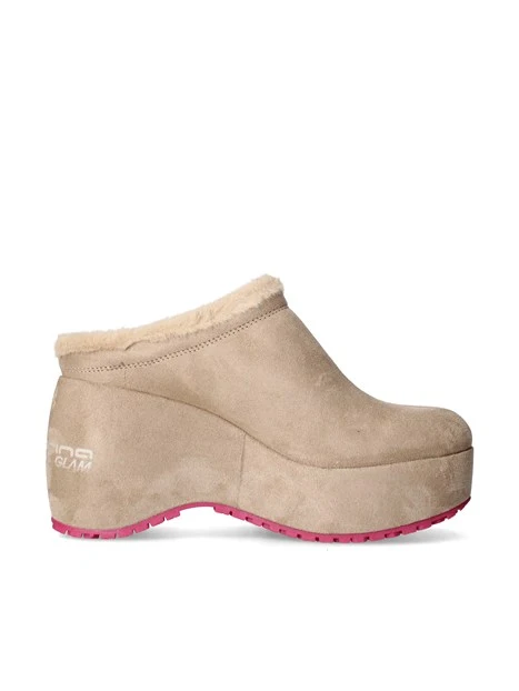 STIVALETTO TACCO ALTO BUBBLE SNOW DONNA TORTORA