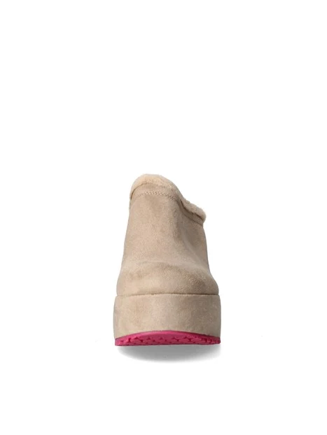 STIVALETTO TACCO ALTO BUBBLE SNOW DONNA TORTORA