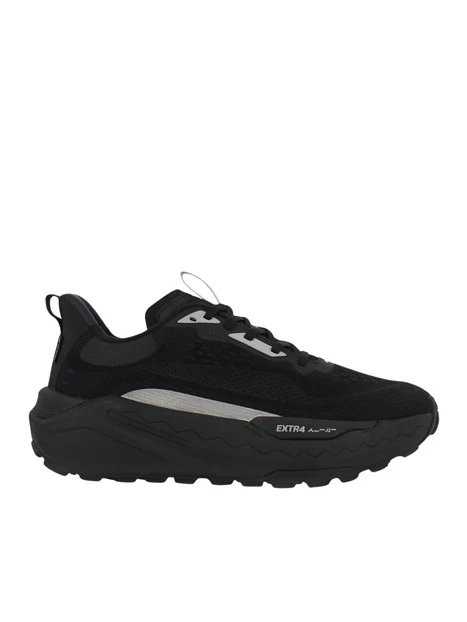 SNEAKERS BASSE IN TESSUTO CON MEMBRANA GORE-TEX E FONDO AMMORTIZZATO UOMO NERO