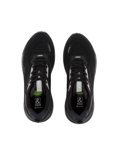SNEAKERS BASSE IN TESSUTO CON MEMBRANA GORE-TEX E FONDO AMMORTIZZATO UOMO NERO