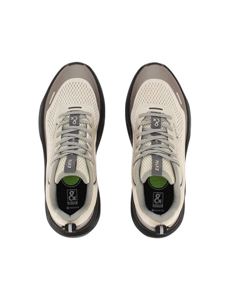 SNEAKERS BASSE IN NYLON CON MEMBRANA GORE-TEX E FONDO AMMORTIZZATO DONNA BEIGE