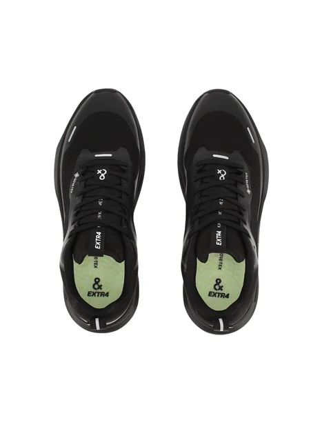 SNEAKERS BASSE IN TESSUTO CON MEMBRANA GORE-TEX E FONDO AMMORTIZZATO DONNA NERO