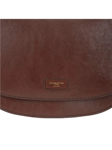 BORSA A TRACOLLA IN PELLE DAKATA DONNA MARRONE