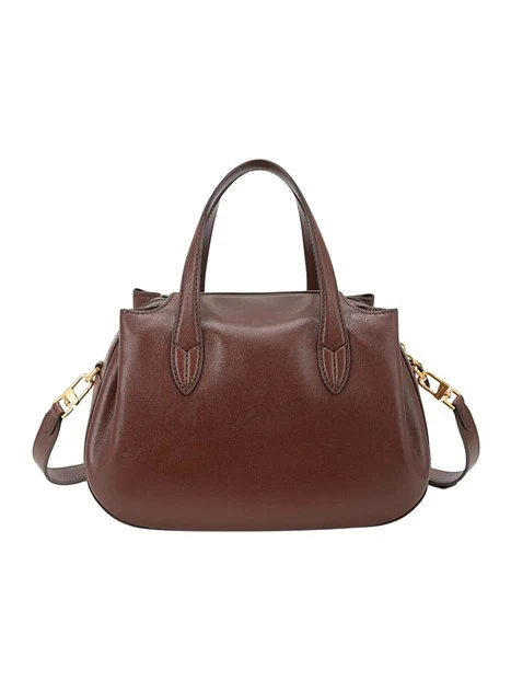 BORSA A MANO IN PELLE DAKATA DONNA MARRONE