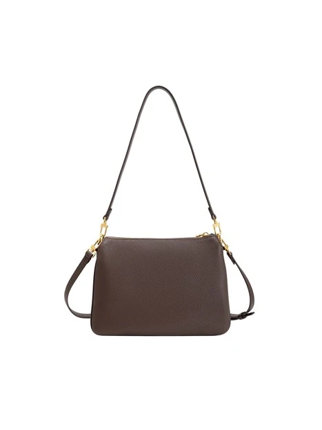 BORSA A SPALLA IN PELLE LIMA DONNA MARRONE