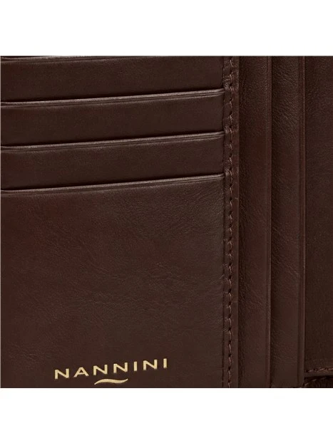 PORTAFOGLI IN PELLE DONNA MARRONE