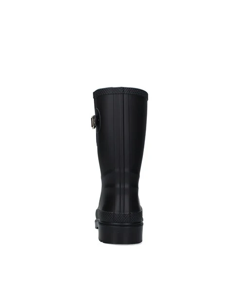 STIVALI TACCO BASSO CON FIBBIA DECORATIVA DONNA NERO
