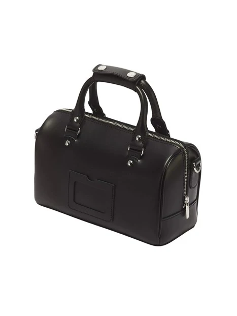 BORSA A MANO CON DOPPIO MANICO E TRACOLLA DONNA NERO