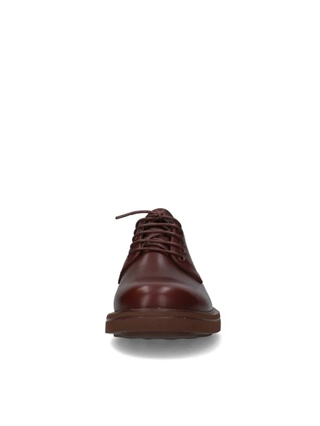 STRINGATE DERBY CON SUOLA AMPIA UOMO MARRONE