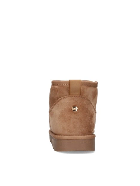 STIVALETTI TACCO BASSO IMBOTTITI DONNA BEIGE