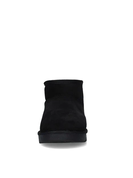 STIVALETTI TACCO BASSO IMBOTTITI DONNA NERO
