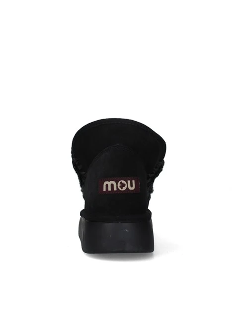SNEAKERS SLIP-ON CON BORDO INTRECCIATO DONNA NERO